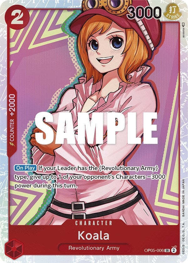 One Piece Card Game Koala OP05 Awakening Of The New Era OP05-006