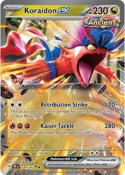 Pokemon TCG Koraidon EX 120/162 Temporal Forces