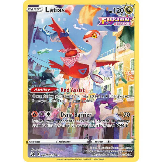 Pokemon Latias GG20/GG70 Crown Zenith