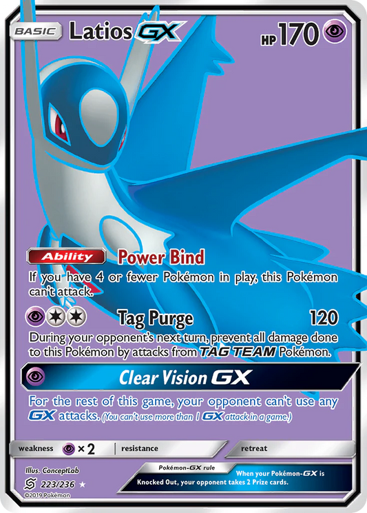 Pokemon TCG Latios GX 223/236 Unified Minds