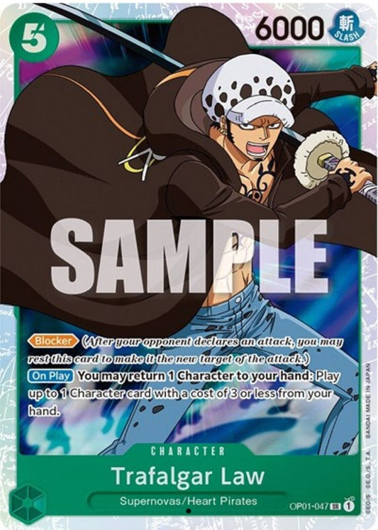 One Piece Card Game Trafalgar Law OP01 Romance Dawn OP01-047