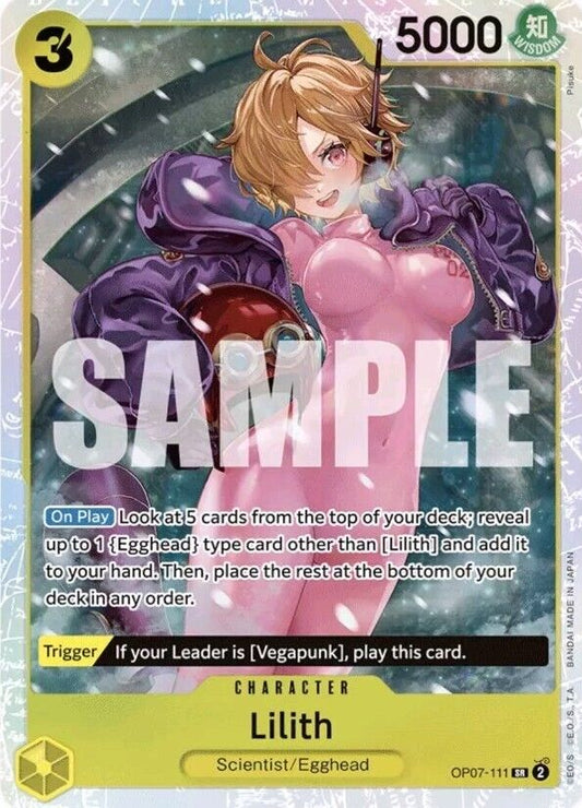 One Piece Card Game Lilith OP07 500 Years in the Future OP07-111