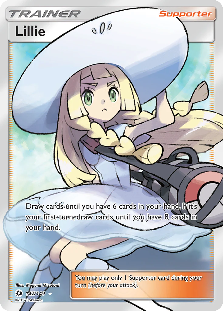 Pokemon TCG Lillie Full Art Trainer 147/149 Sun & Moon