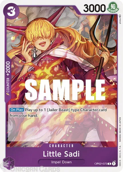 One Piece Card Game Little Sadi OP02 Paramount War OP02-073