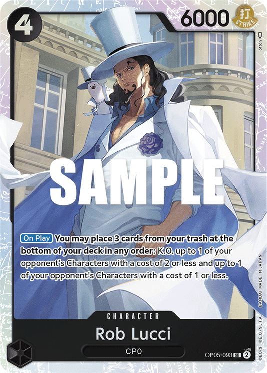 One Piece Card Game Rob Lucci OP05 Awakening Of The New Era OP05-093