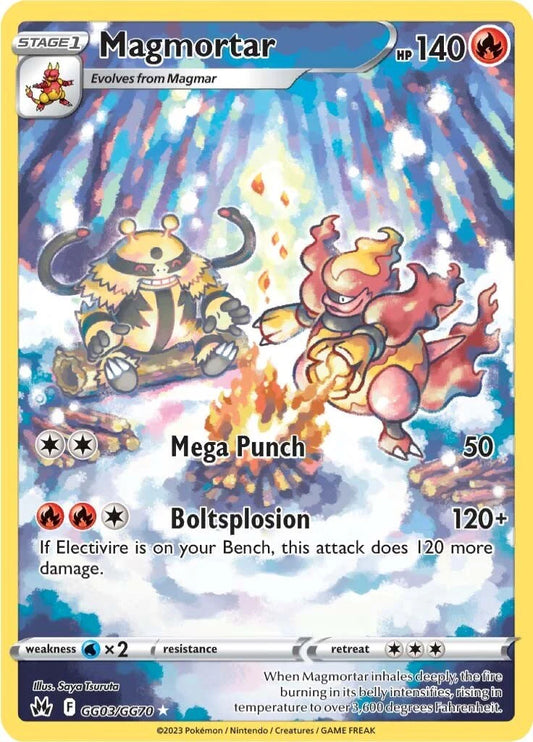 Pokemon TCG Magmortar GG03/GG70 Crown Zenith