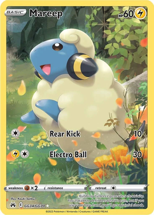 Pokemon TCG Mareep GG34/GG70 Crown Zenith