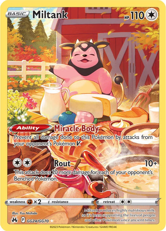 Pokemon TCG Miltank GG24/GG70 Crown Zenith