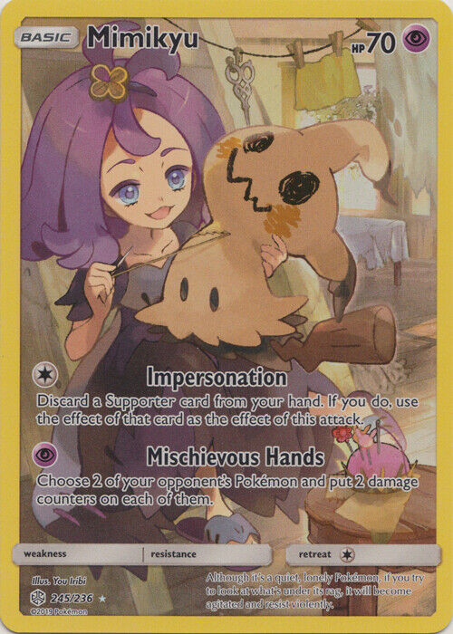 Pokemon TCG Mimikyu 245/236 Cosmic Eclipse