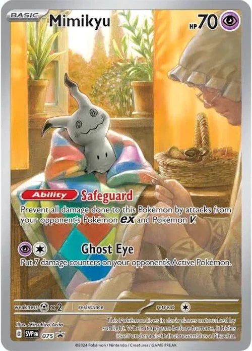 Pokemon TCG Mimikyu SVP075 Paldean Fate