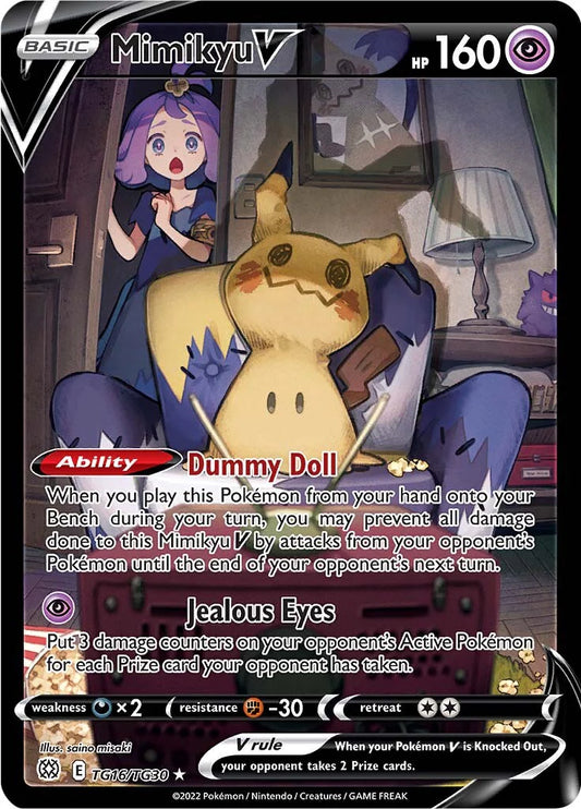 Pokemon TCG Mimikyu TC16/TG30 Brilliant Stars