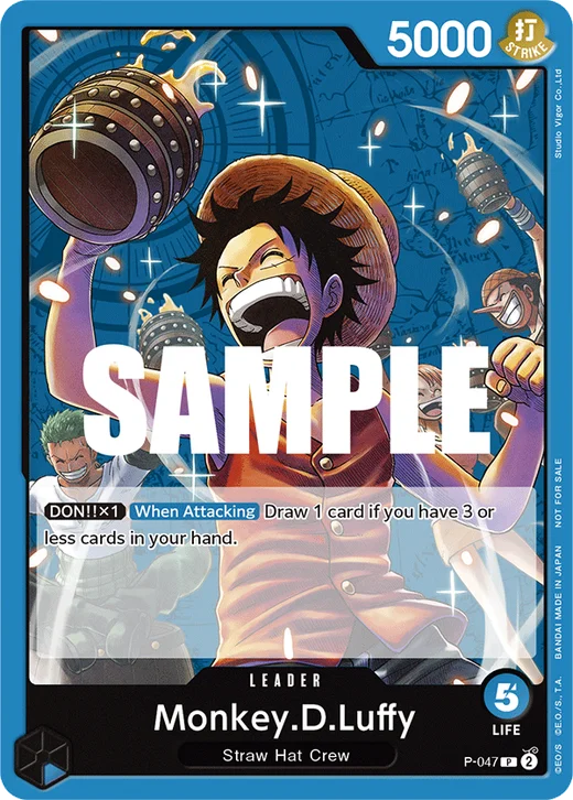 One Piece Card Game Monkey.D.Luffy Promo P-047