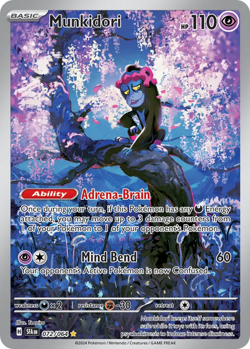 Pokemon TCG Munkidori Shrouded Fable 072/064