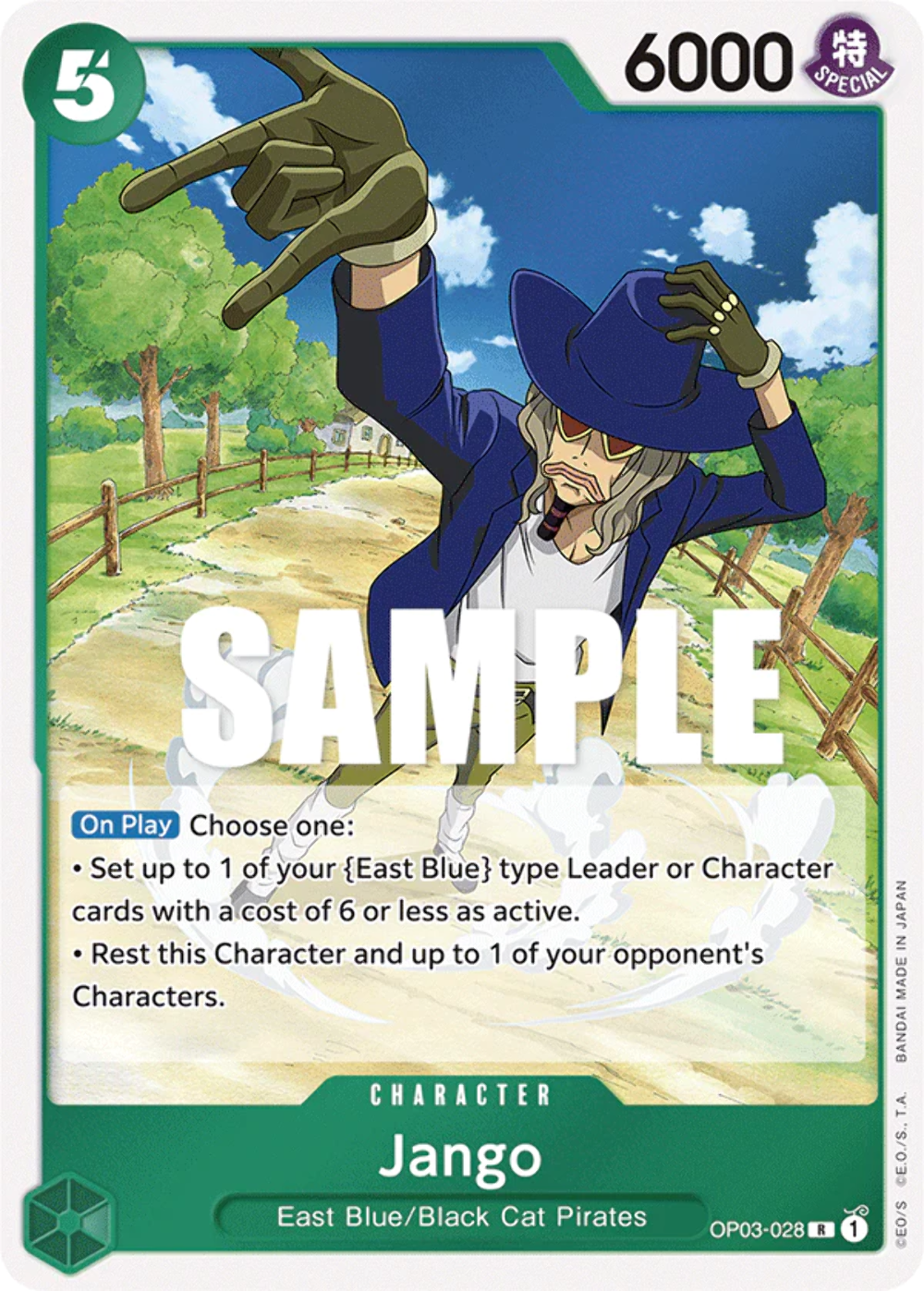 One Piece Card Game Jango OP03 Pillars Of Strength OP03-028