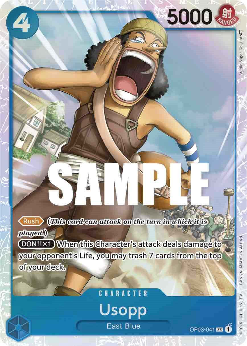 One Piece Card Game Usopp OP03 Pillars of Strength OP03-041