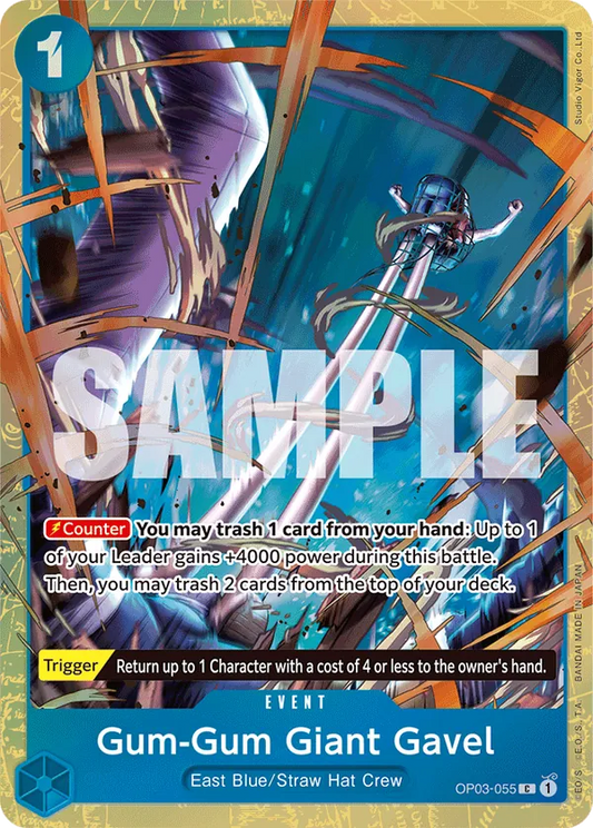 One Piece Card Game Gum-Gum Giant Gavel OP03 Best Selection Vol.2 OP03-056