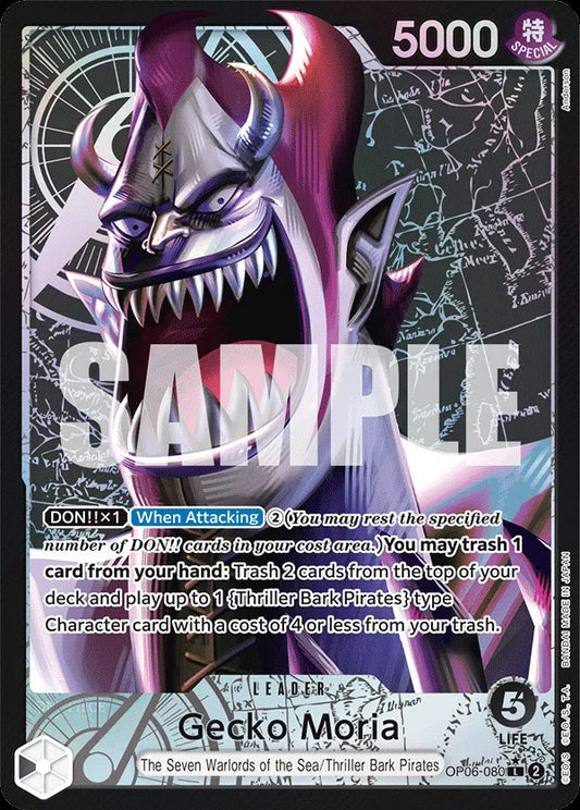 One Piece Card Game Gecko Moria OP06 Wings Of The Captain OP06-080