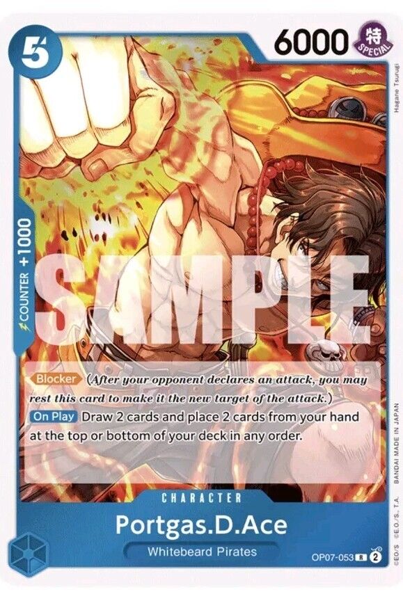 One Piece Card Game Porgas.D.Ace OP07 500 Years in the Future OP07-053