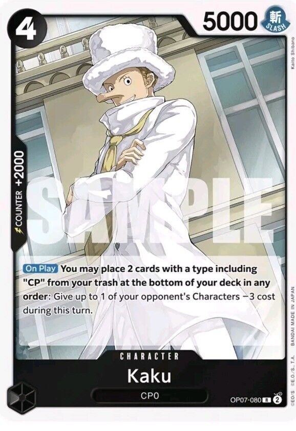 One Piece Card Game Kaku OP07 500 Years In The Future OP07-080