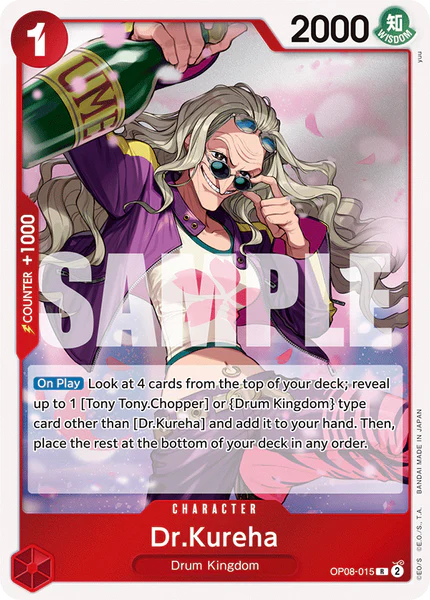 One Piece Card Game Dr.Kureha OP08 Two Legends OP08-015