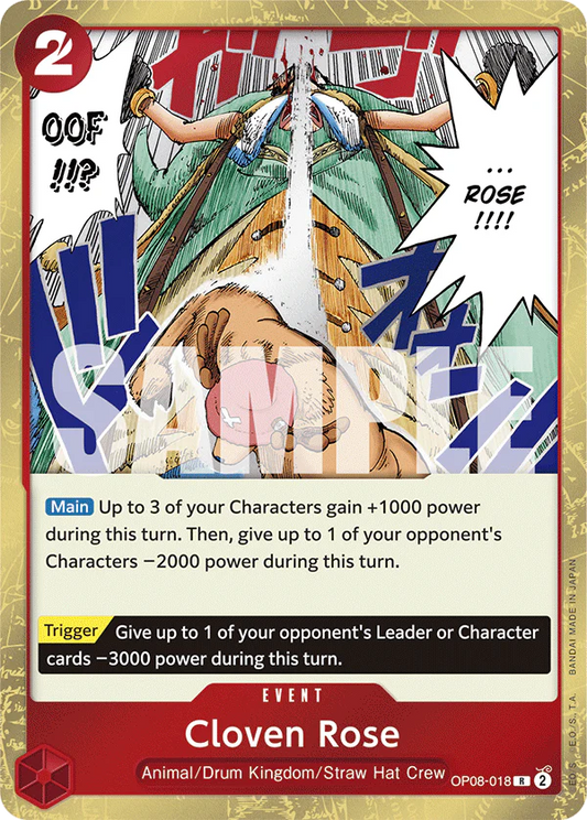 One Piece Card Game Cloven Rose OP08 Two Legends OP08-018