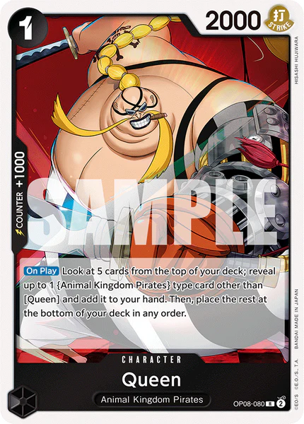 One Piece Card Game Queen OP08 Two Legends OP08-080