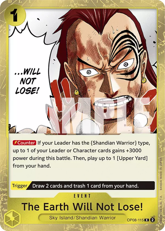 One Piece Card Game The Earth Will Not Lose! OP08 Two Legends OP08-115