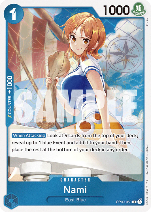 One Piece Card Game Nami OP09 Emperors of the New World OP09-050