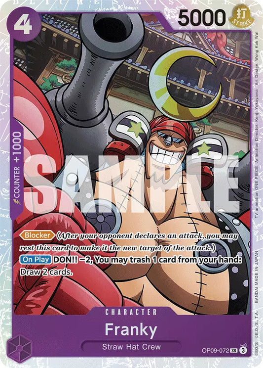 One Piece Card Game Franky OP09 Emperors of the New World OP09-051