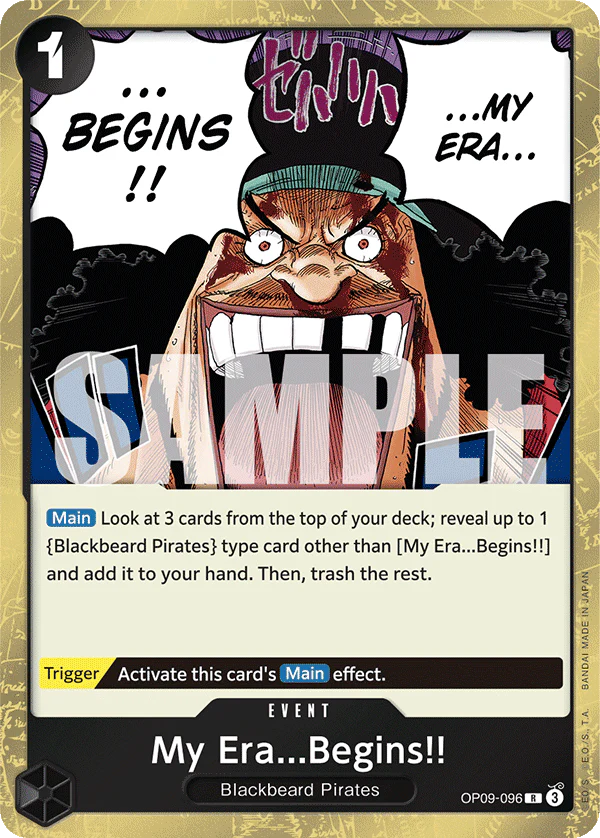 One Piece Card Game My Era...Begins!! OP09 Emperors of the New World OP09-096