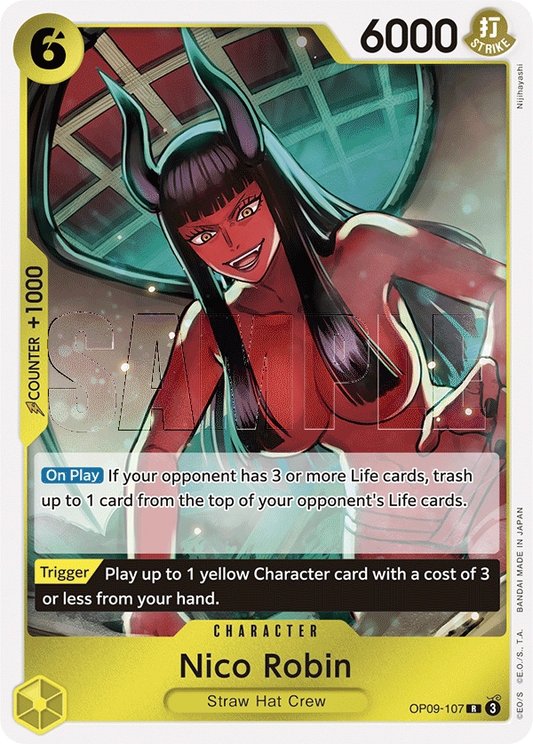 One Piece Card Game Nico Robin OP09 Emperors of the New World OP09-107