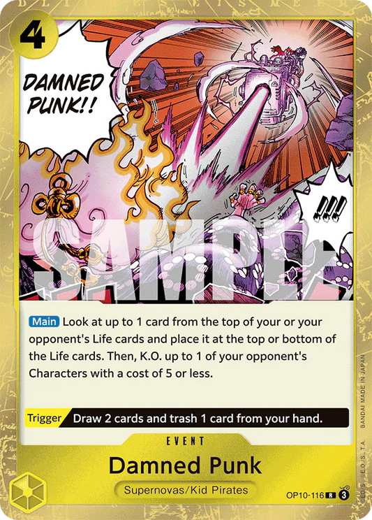 One Piece Card Game Damned Punk OP10 Royal Blood OP10-116