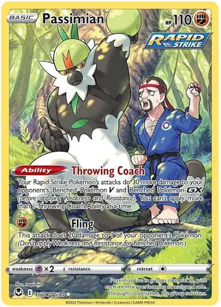 Pokemon TCG Passimian TG08/TG30 Silver Tempest