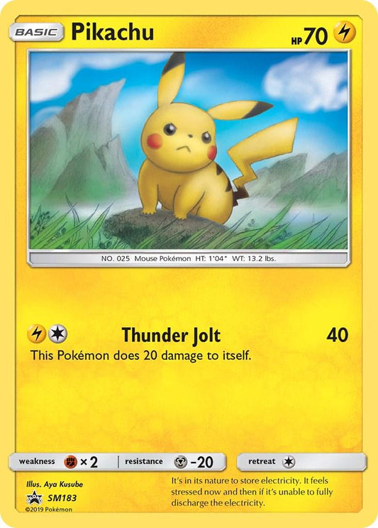 Pokemon TCG Pikachu SM183 Promo
