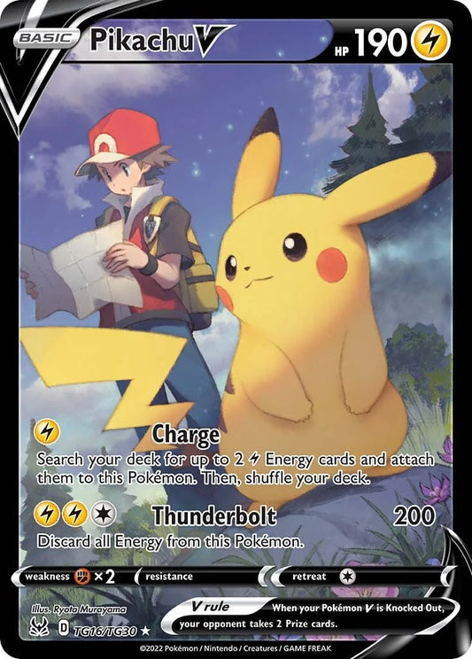 Pokemon TCG Pikachu V TG16/TG30 Lost Origin