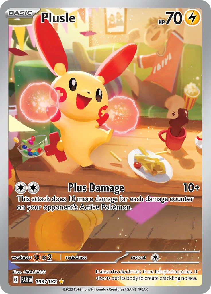 Pokemon TCG Plusle 193/182 Paradox Rift