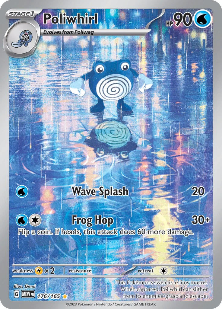 Pokemon TCG Poliwhirl 176/165 Pokemon 151