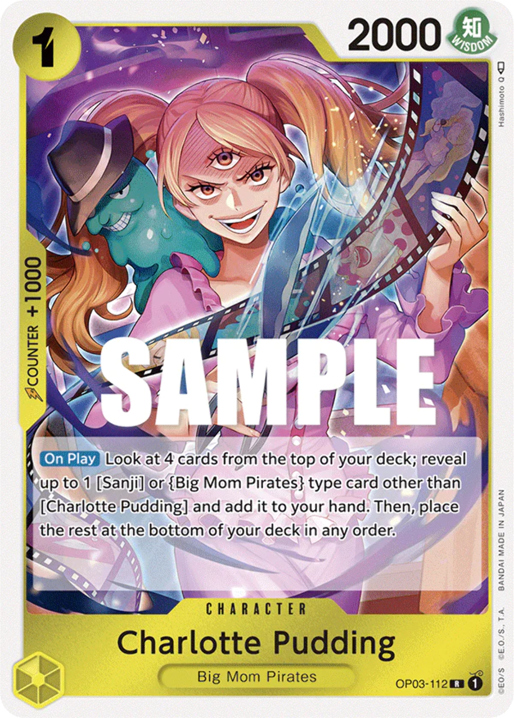 One Piece Card Game Charlotte Pudding OP03 Pillars of Strength OP03-112