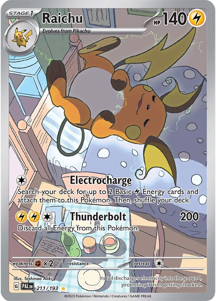 Pokemon TCG Raichu 211/193 Paldea Evolved