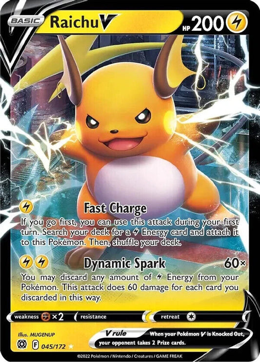 Pokemon TCG Raichu V 045/172 Brilliant Stars