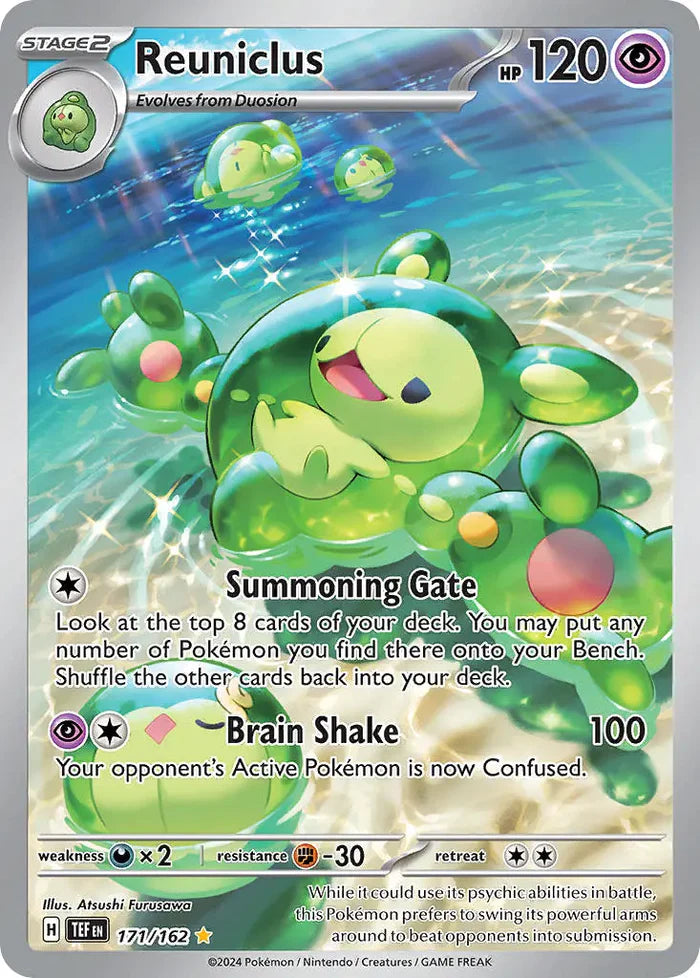 Pokemon TCG Reuniclus 171/162 Temporal Force