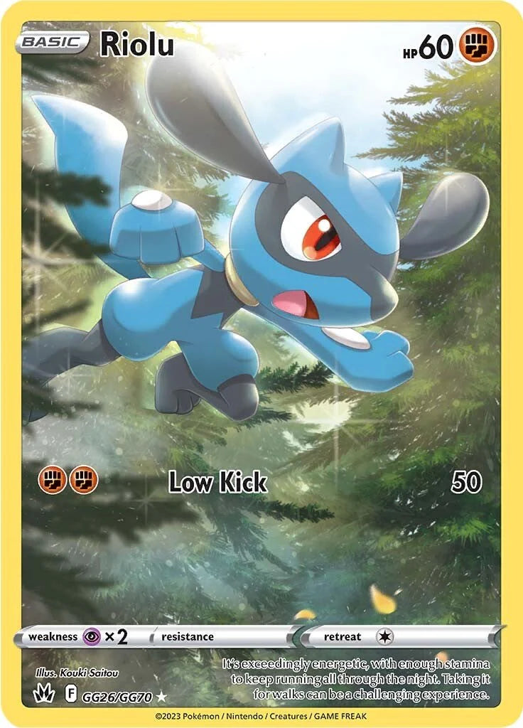 Pokémon TCG Riolu GG26/GG70 Crown Zenith