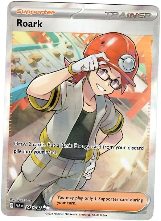 Pokemon TCG Roark Fuill Art Trainer 242/182 Paradox Rift