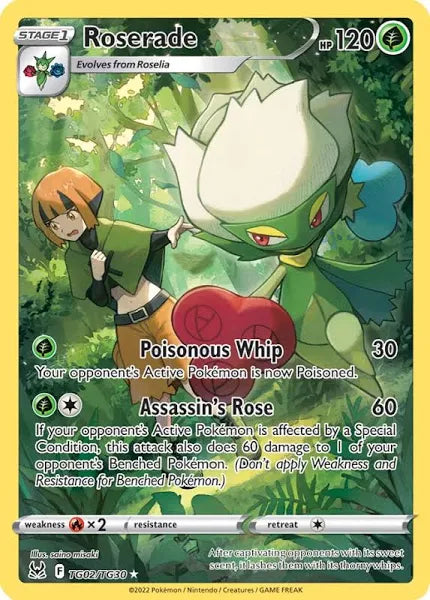 Pokemon TCG Roserade TG02/TG30 Lost Origins