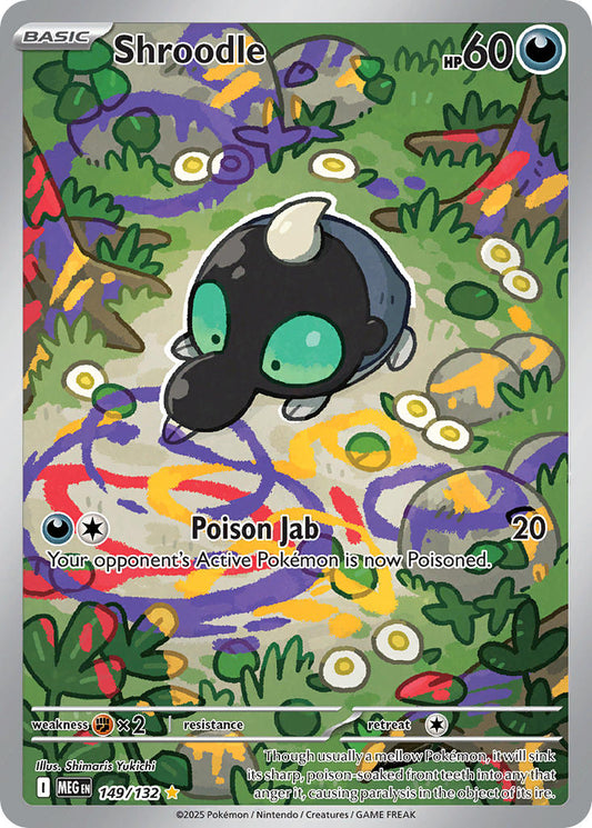 Pokemon TCG Shroodle 149/132  Mega Evolutions