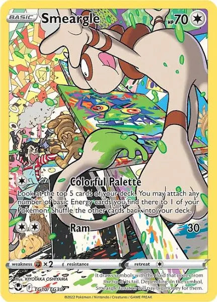 Pokemon TCG Smeargle TG10/TG30 Silver Tempest