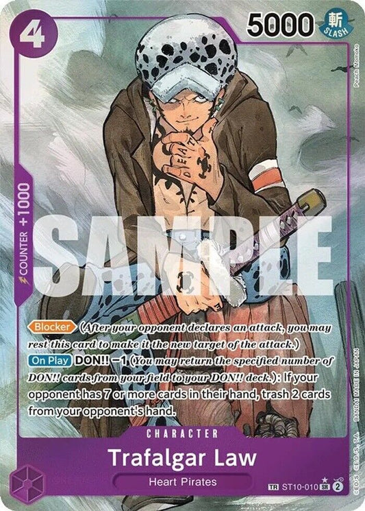 One Piece Card Game Trafalgar Law OP07 500 Years in the Future ST10-010