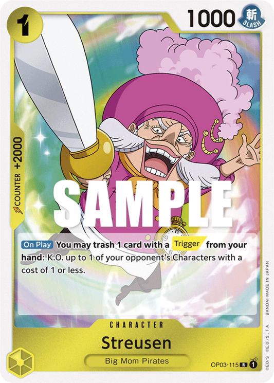 One Piece Card Game Streusen OP03 Pillars of Strength OP03-115