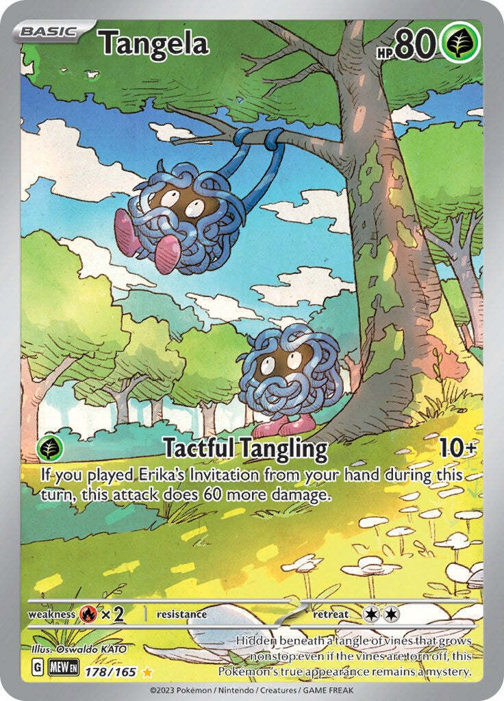 Pokemon TCG Tangela 178/165 Pokemon 151