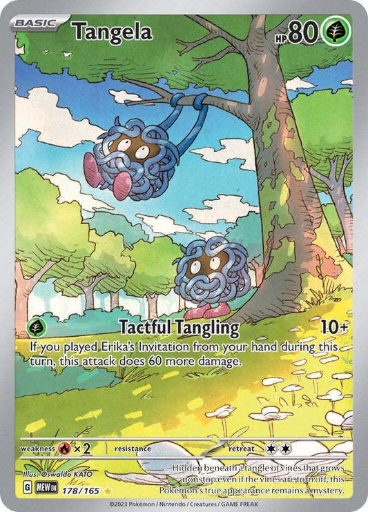 Pokemon TCG Tangela 178/165 Pokemon 151